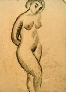 Nudo femminile, in piedi